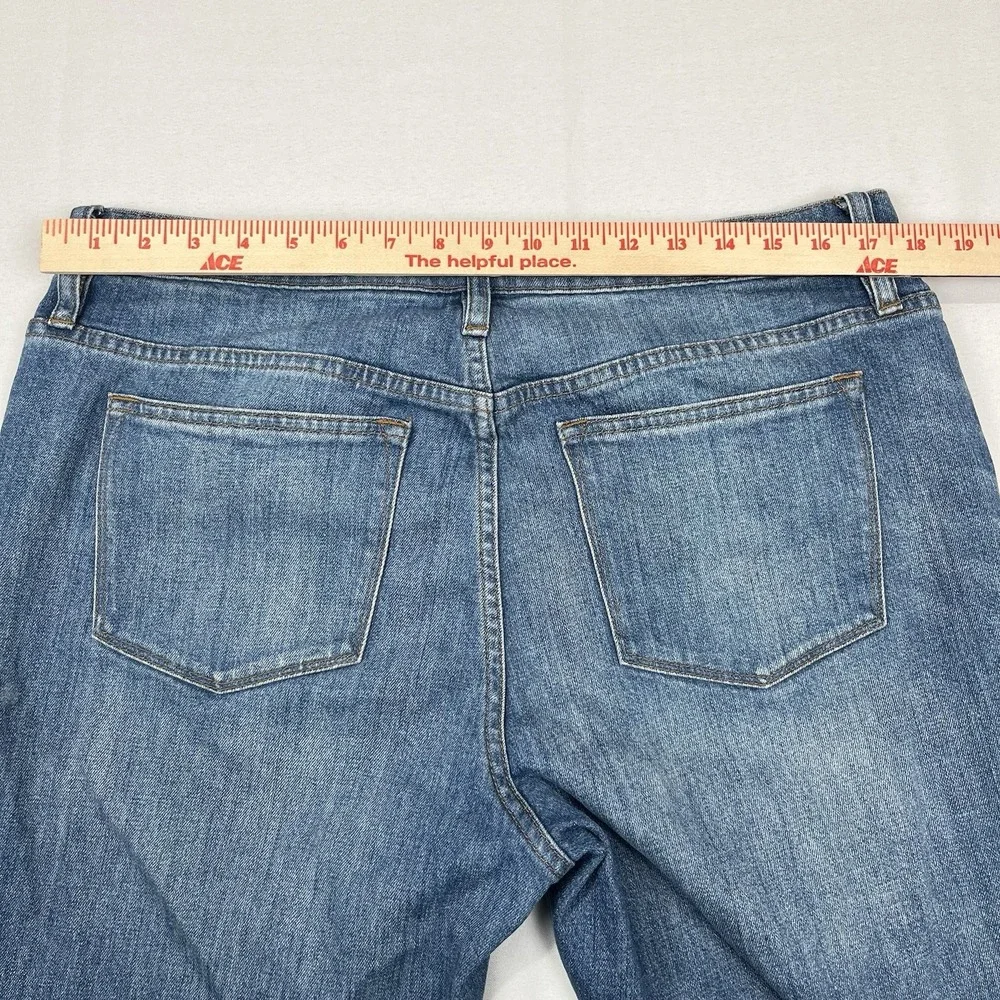 J. Crew Slim Boyfriend Jeans Womens 31T Blue‎ Medium Wash Relaxed Slim Straight